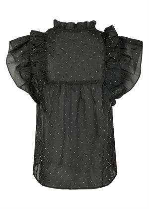 Jayla bedazzled top Sort Neo Noir 